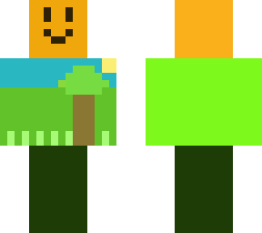 man with nature shirt