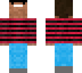 red and black jumper