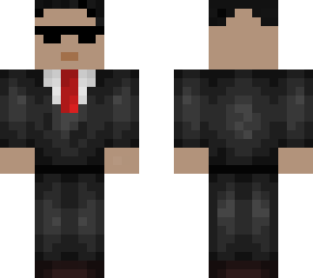 black suit