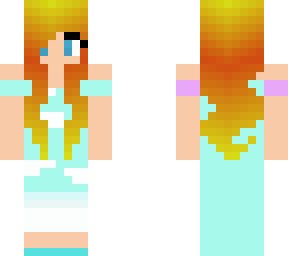 fire hair with the sky