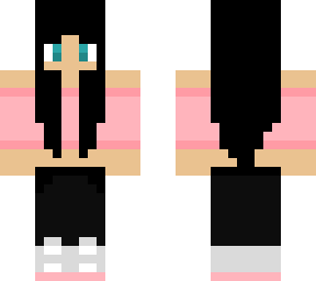 girl with pink crop top