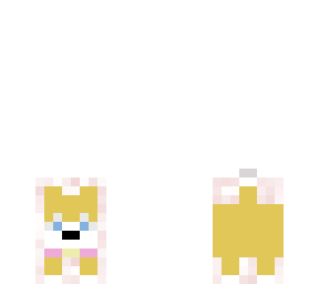 golden dog w/ pink: remake