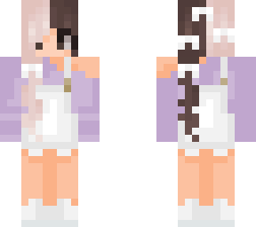 melanie k12 white overalls, edited bangs (looks better when you click it)