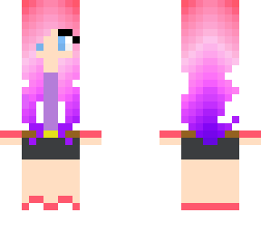 pink hair girl
