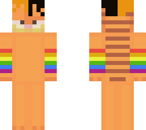 ***tentacion-haired garfield w/ lgbt armband