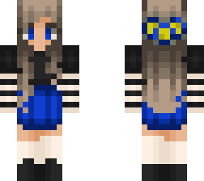 blue e-girl