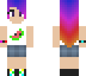 colorful girl