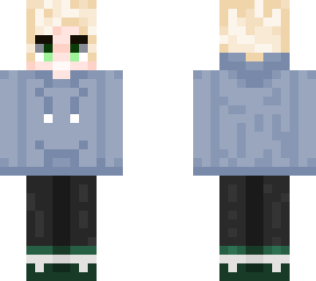 humility, blue hoodie