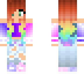 pastel pink and purple girl