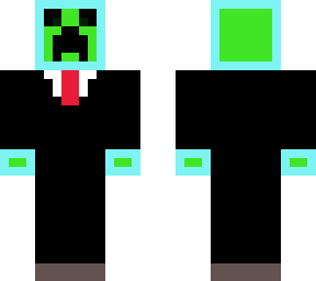 electro creeper in a suit
