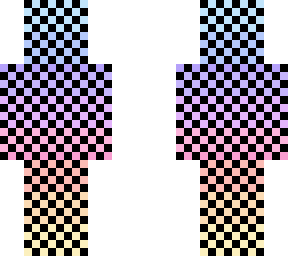 rainbow with fake chainmail / idk