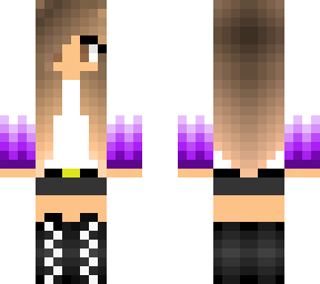 white hoodie with purple sleeves