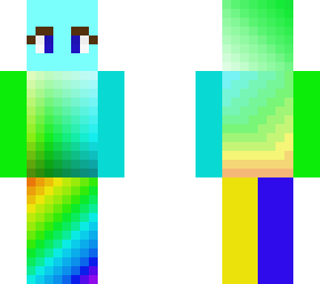 cute shading rainbow girl