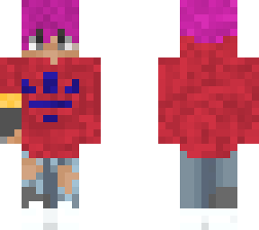 pink hair boy