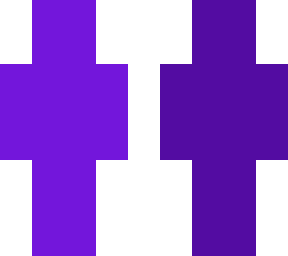 purple color cube