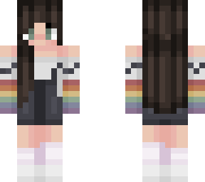 Rainbow Pride Girl | Minecraft Skin