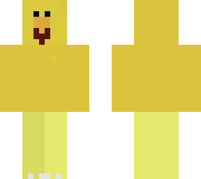yellow chicken man