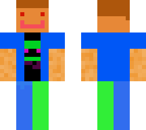 boy with brown hair and creeper tryed tshirt
