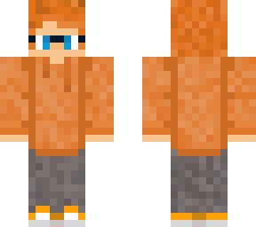 good orange boy with glasses