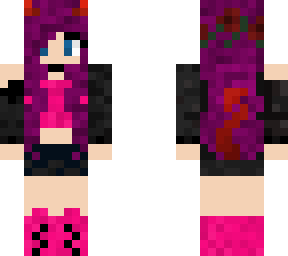 purple devil girl
