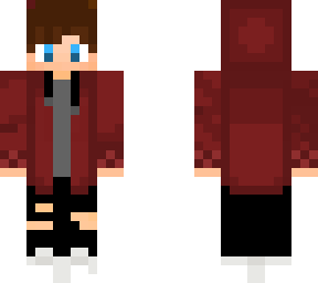 red hoodie