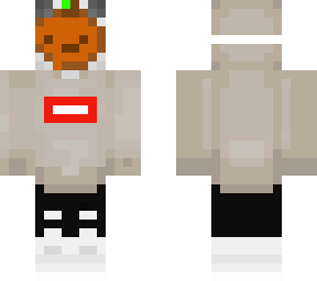 same skin before with a pumpkin mask
