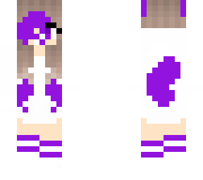 baby purple wolf girl