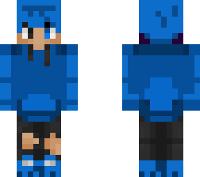 blue awesome dude (when im shy)