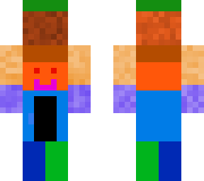 boy holding minecraft grass block