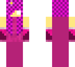 cool herobrine girl in dress