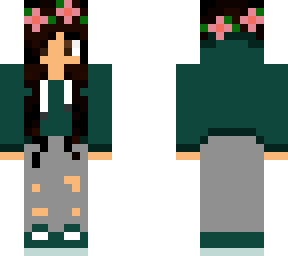 cyan hoodie girl