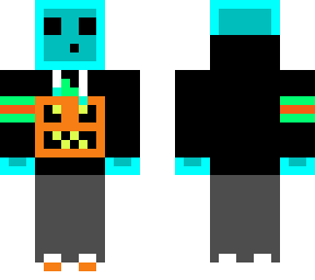cyan slime halloween