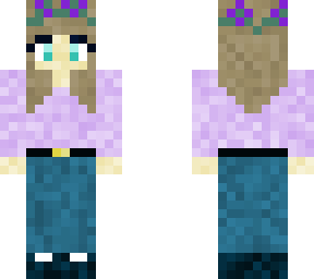 girl with purple chlotes and outlayer