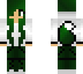 green girl tail