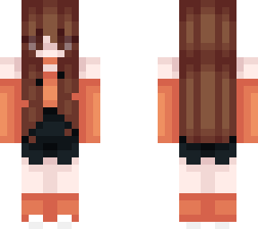 orange and black overalls