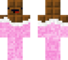 chocolate with pink rapper