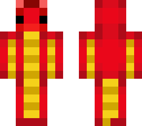 epic 8bit red dragon