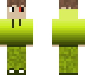 green hoodie