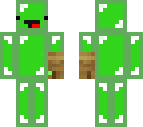 green person with ig