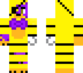patched golden foxy
