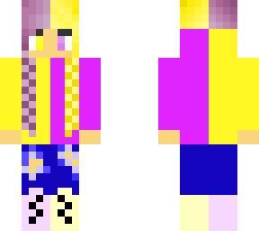 purple and yellow