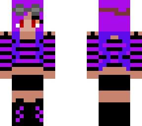 purple octoling girl