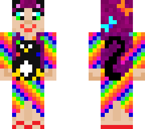 rainbow tux swimsuit