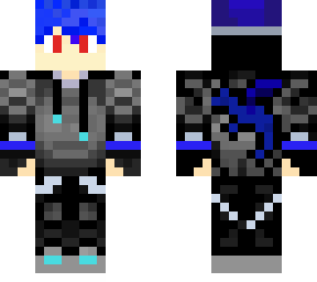 silver/blue dragon boi
