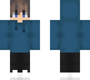 skin request: blue hoodie