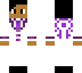 White and Purple Suit | Minecraft Skin