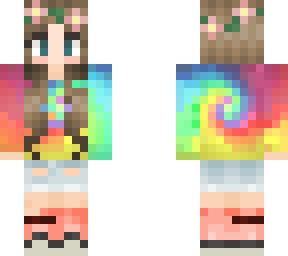dyed girl hippie! (dye tshirt credits) oc