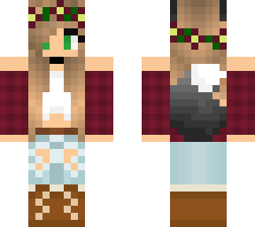 edited winter wolf girl