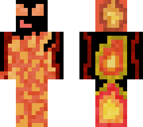 fire dude cross with water under layer