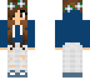 flower crown hoodie girl